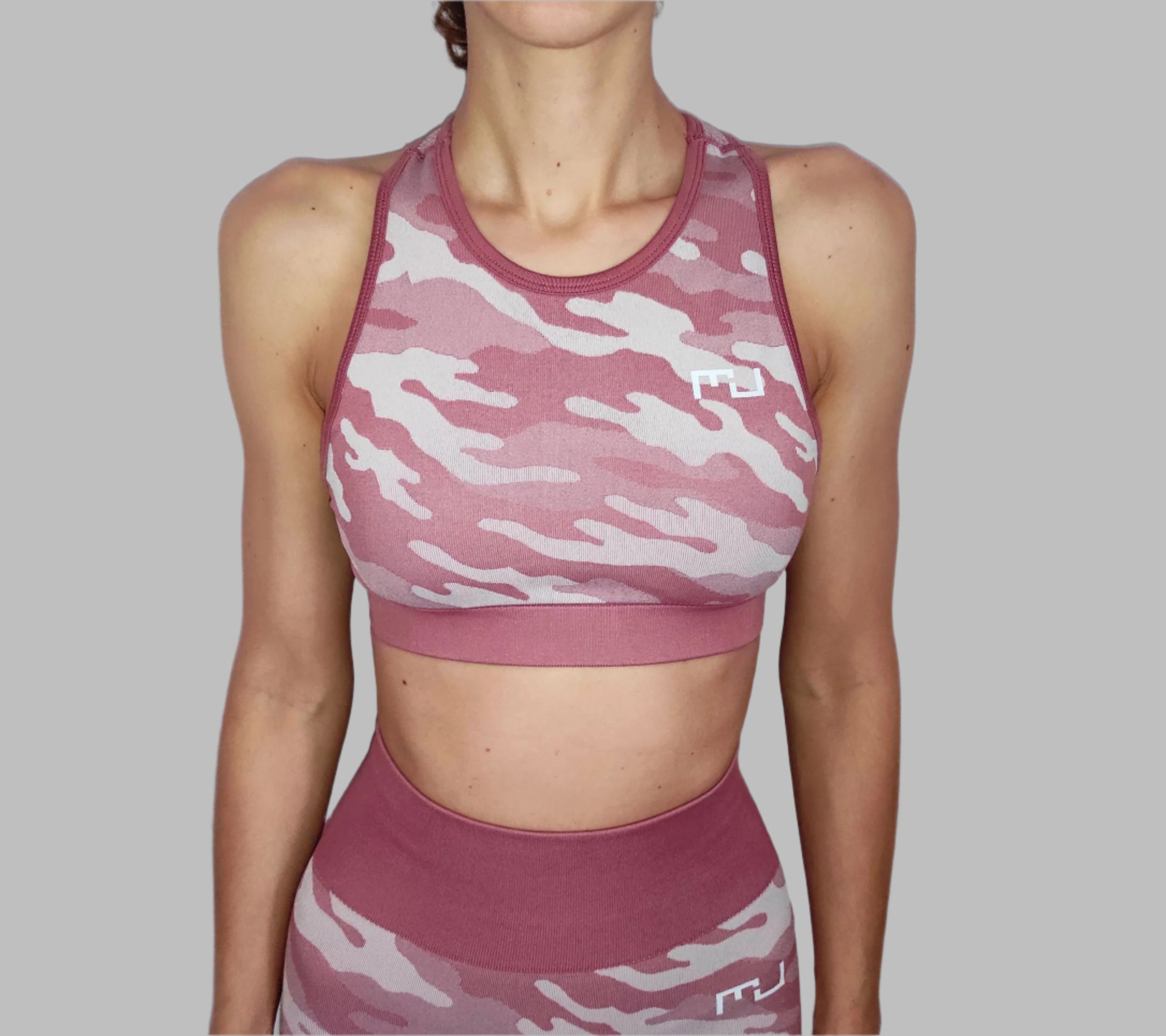 MUSU Camouflage Sports Bra Candy Pink – Musufitness