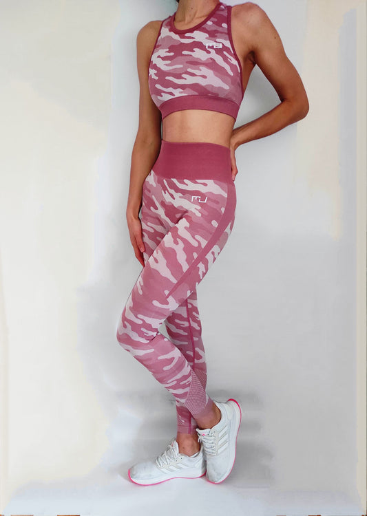 Camouflage Leggings Candy Pink