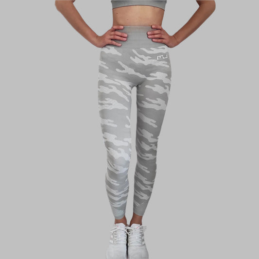 Camouflage Leggings Light Grey